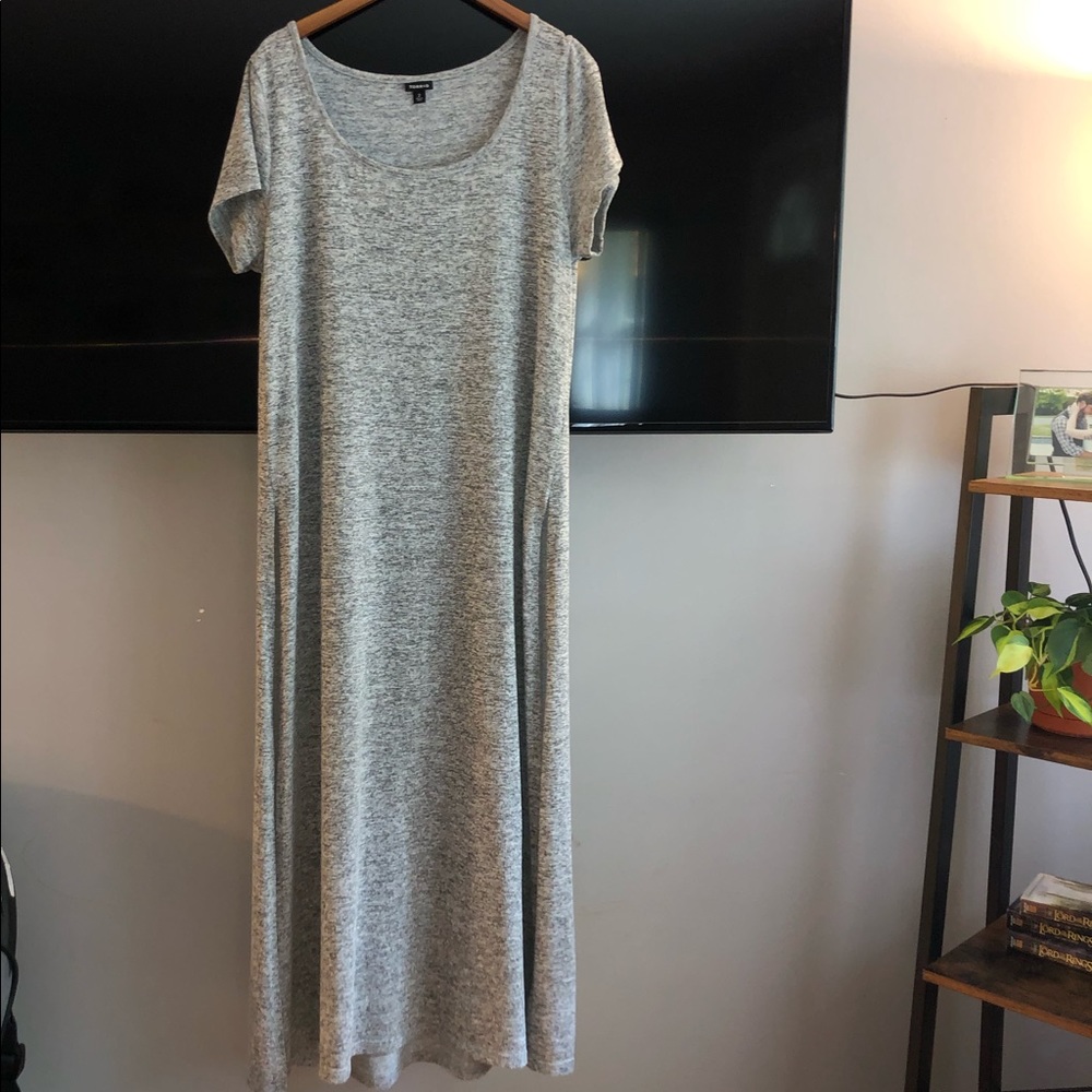 Torrid grey short sleeve dress